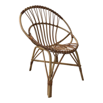 Rattan armchair