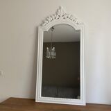 Mirror with decorated pediment 148x74cm