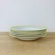 Set of 6 vintage hollow plates in earthenware