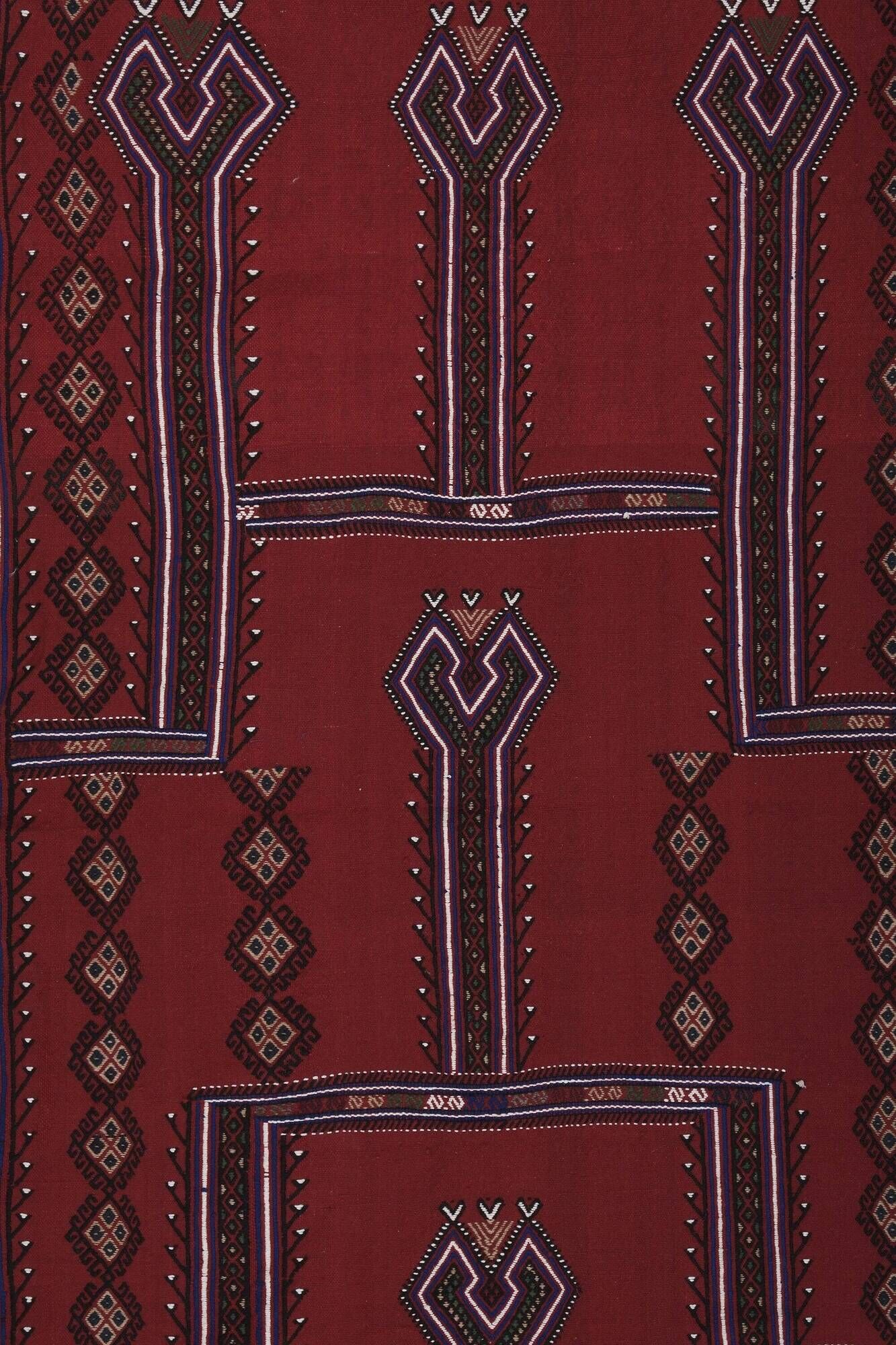 Vintage Turkish kilim, handwoven, 144x240 cm.