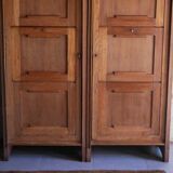 Pair of twin secretary cabinets