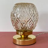 Table lamp glass vintag globe