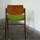 Two vintage teak dining chairs