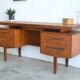 Teak desk by G-Plan 152cm
