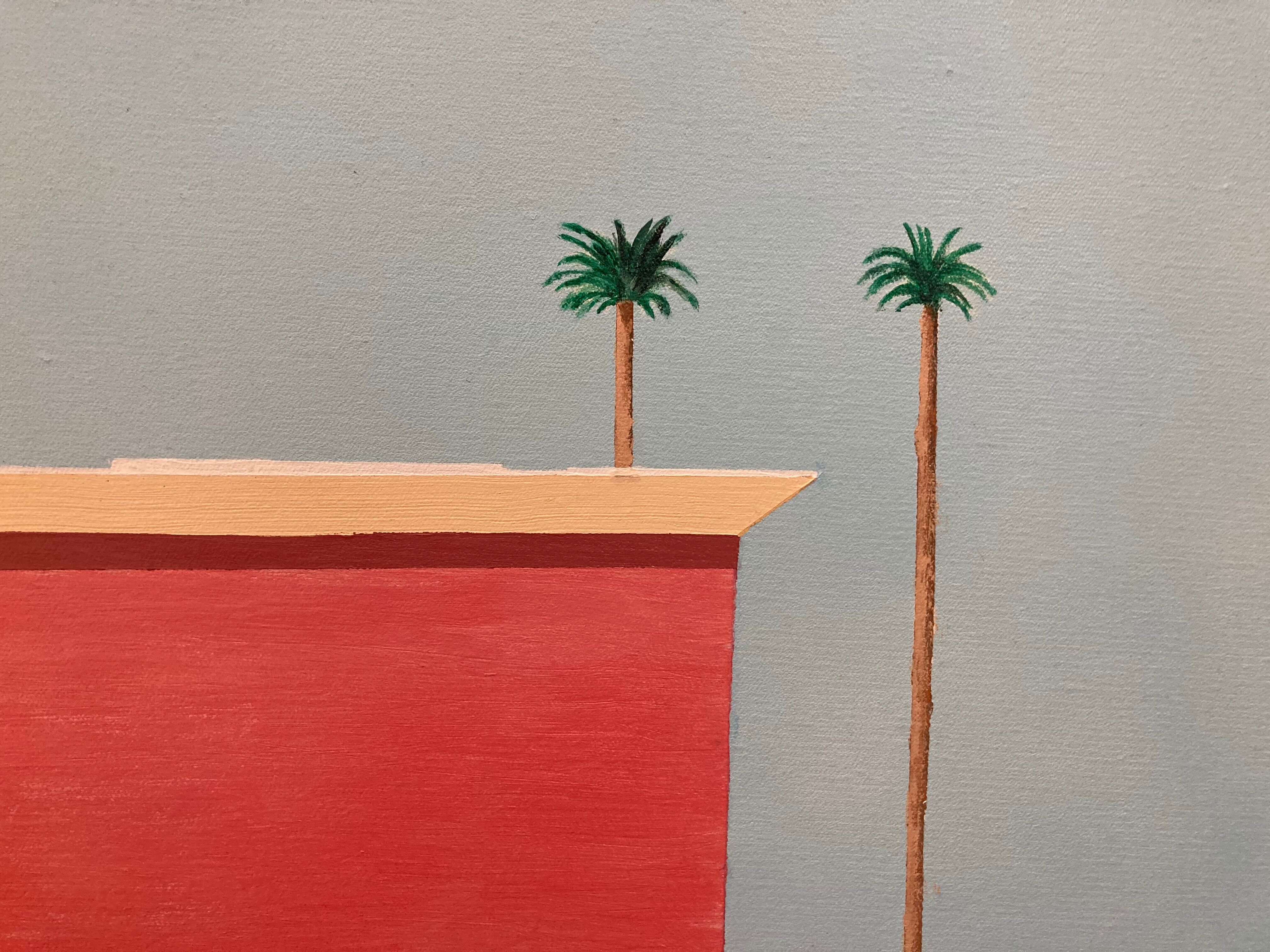 Acrylic painting inspired by The Bigger Splash