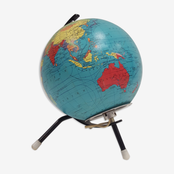 Globe, world map