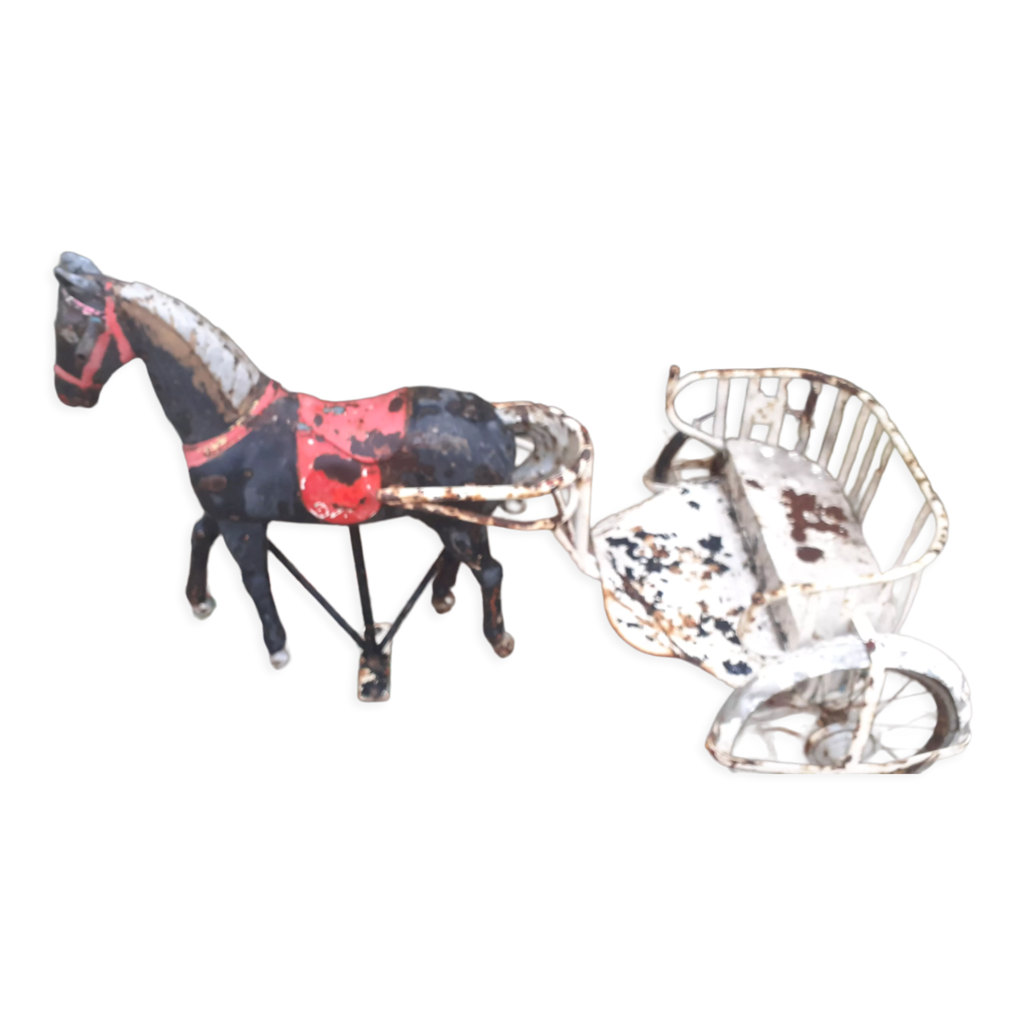 Sulky metal 50s two-seater