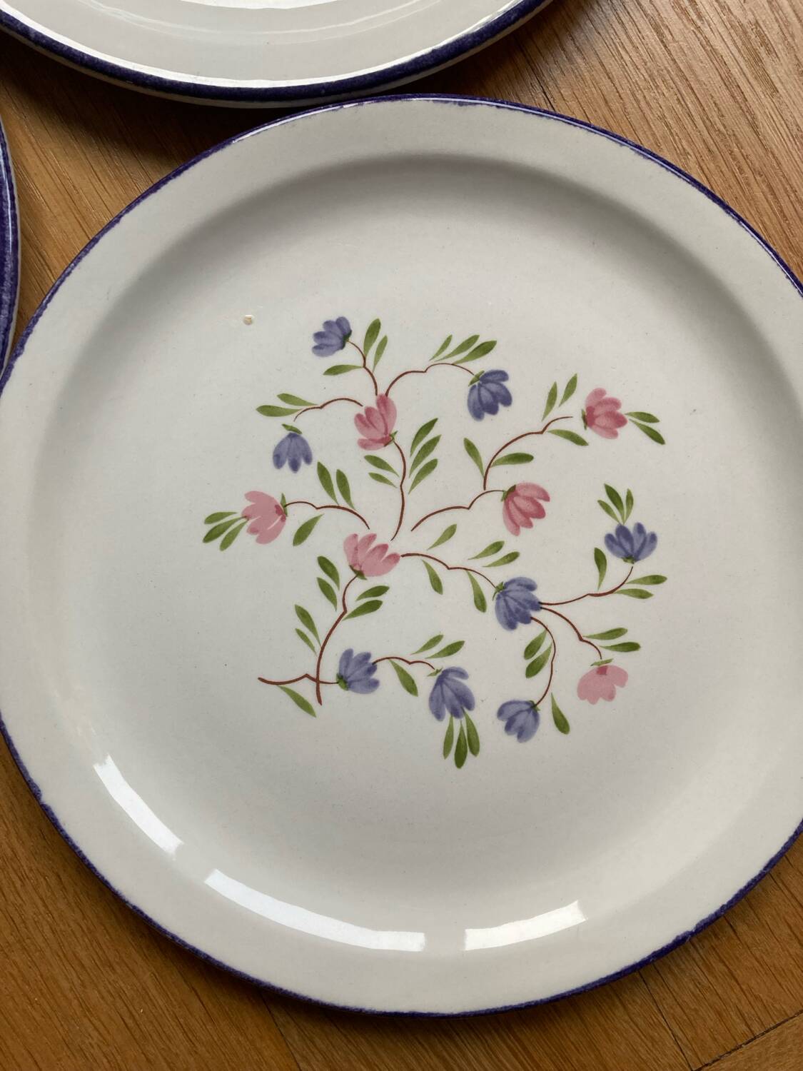 Dessert plates flowers mill of wolves MDL