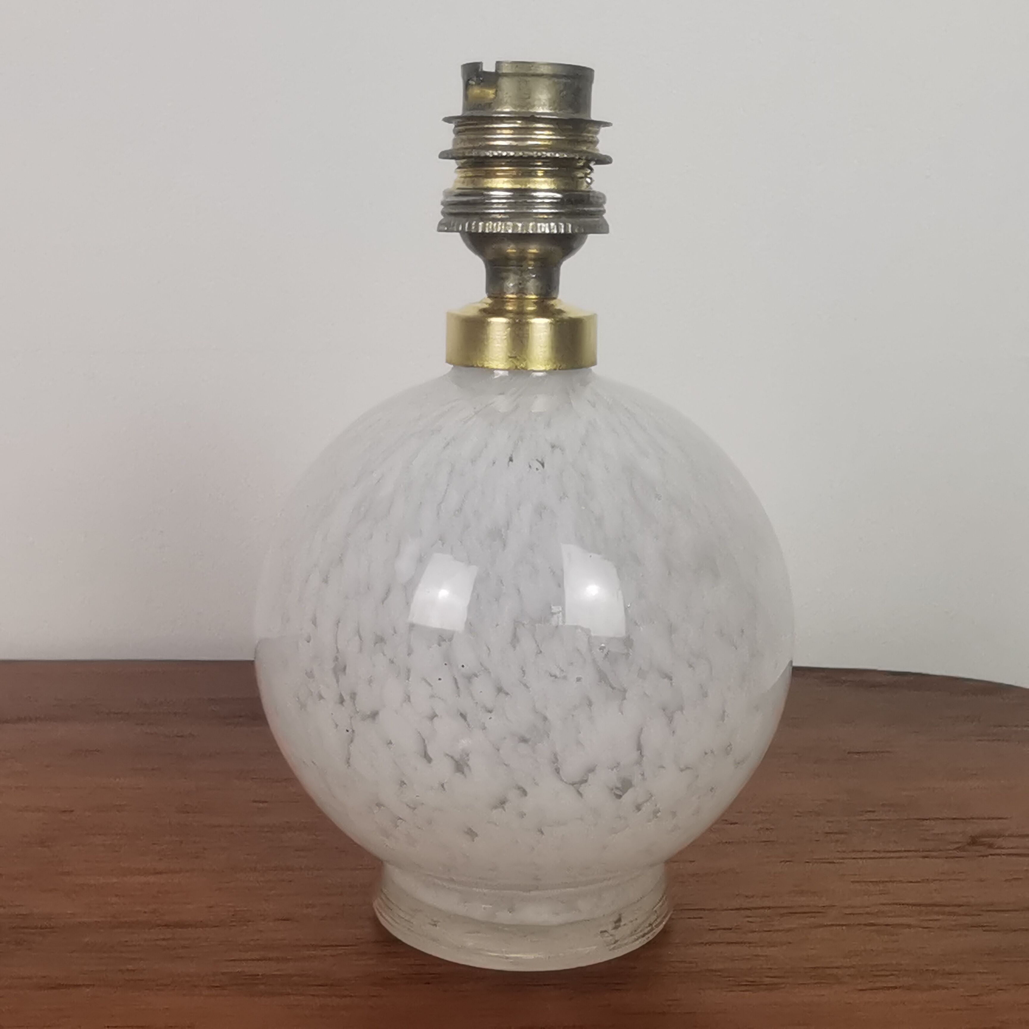 Clichy glass lamp foot