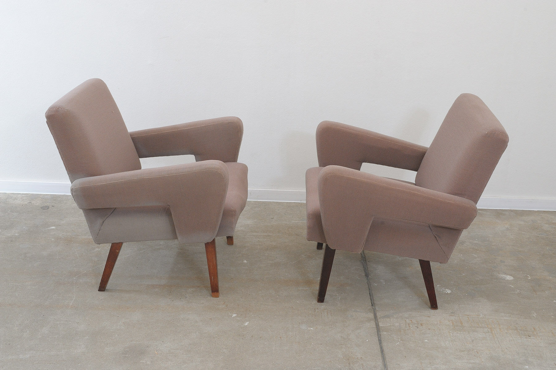 Paire de fauteuils Midcentury Jitona, années 1970, Tchécoslovaquie
