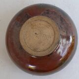 Vase rond en grès