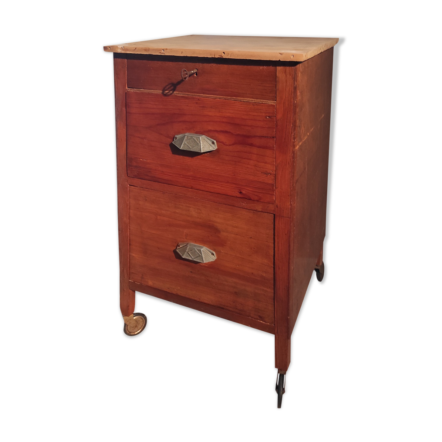 Art Deco bedside on roulette handle shells 1920-30