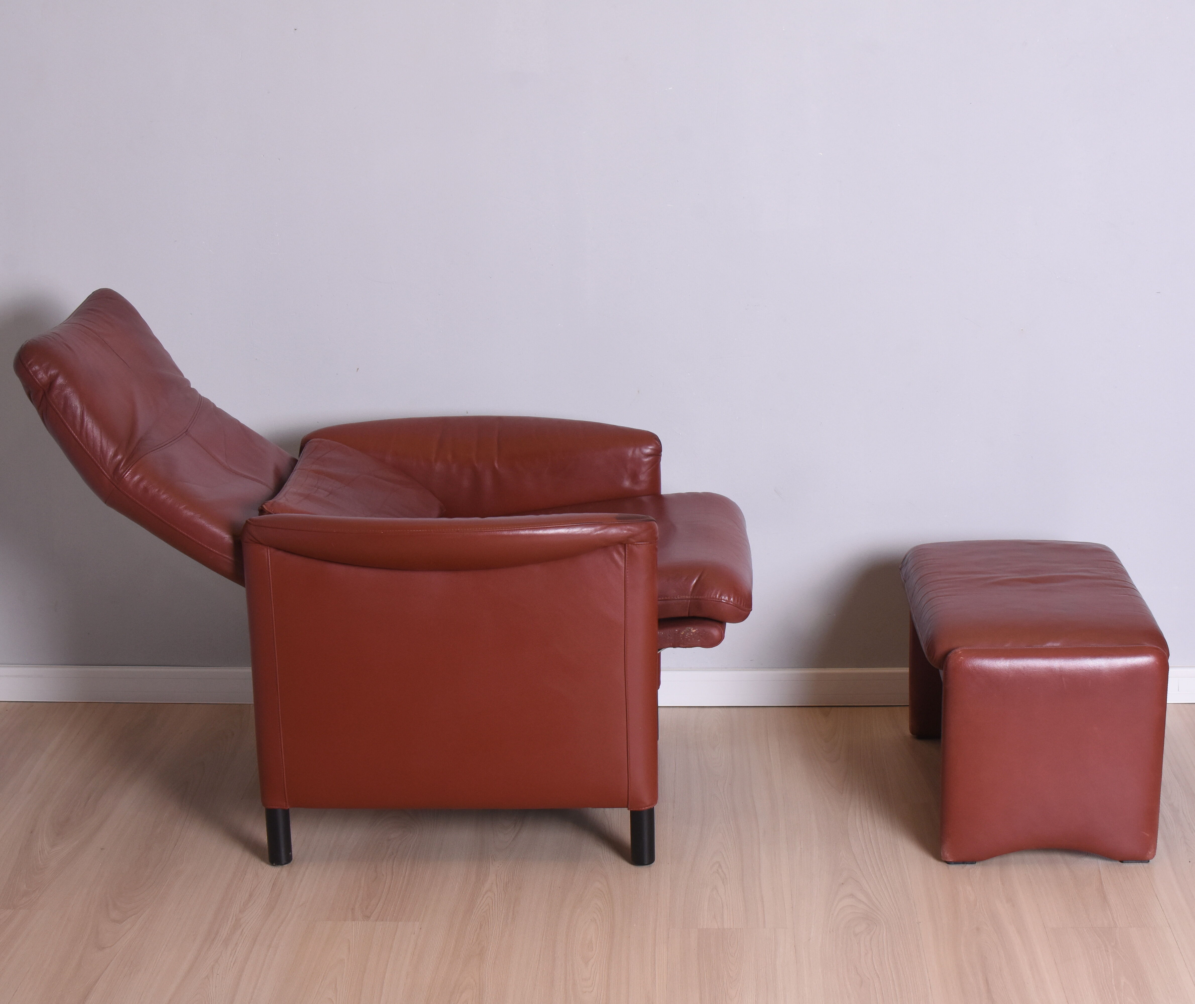 Armchair with Footstool, Erpo International, 1980s