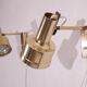 Scandinavian vintage brass wall light