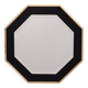 Octagonal Mirror frame in brass 1970s