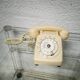 Vintage rotary telephone