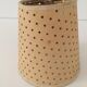 Mini lampshade with vintage perforated cardboard pliers