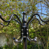 Vintage 1980s freestanding coat rack