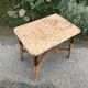 Table basse vintage en rotin