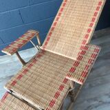 Rattan lounge chair