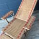 Chaise longue en rotin