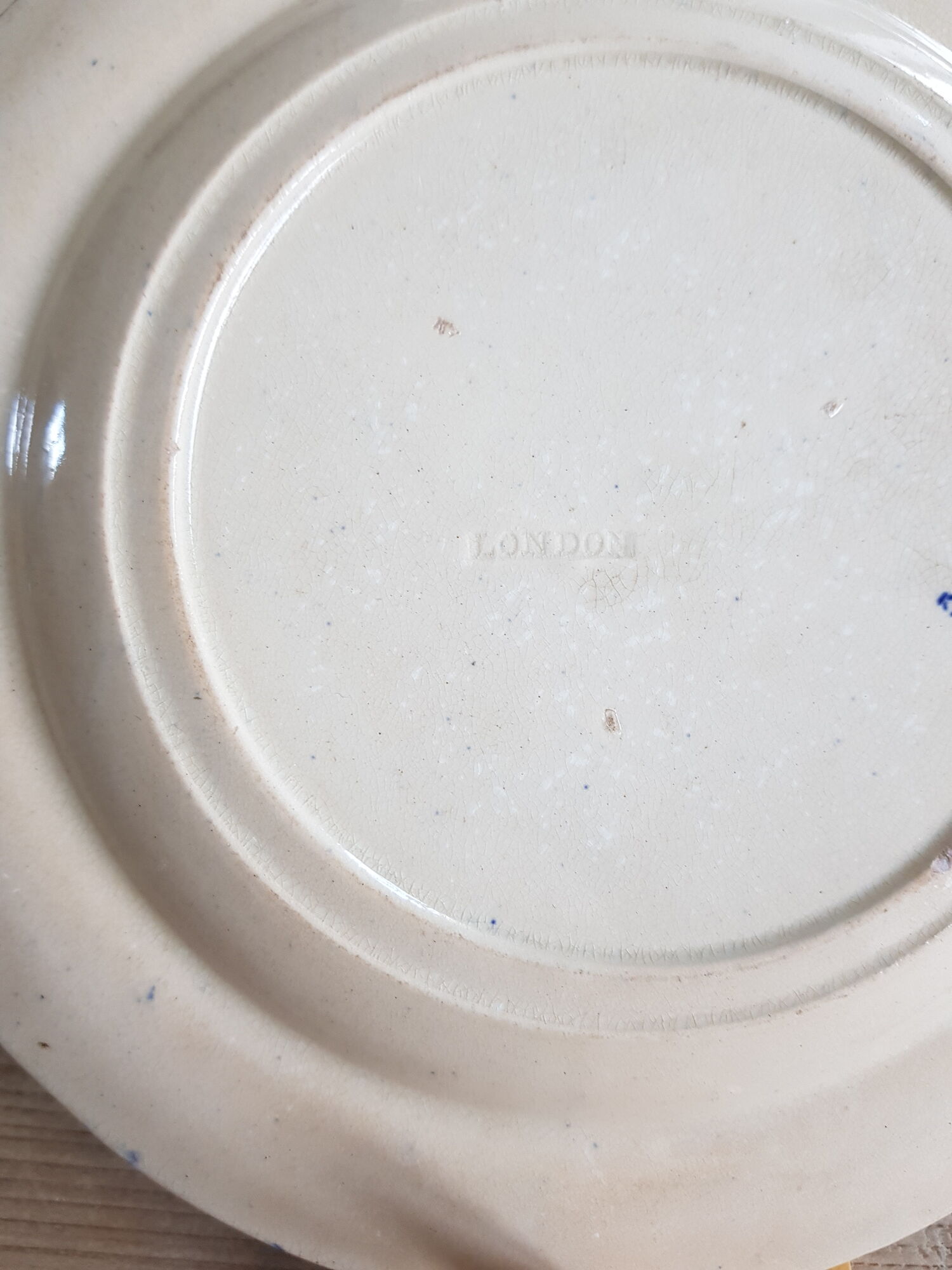 Decorative japanese landscape plate