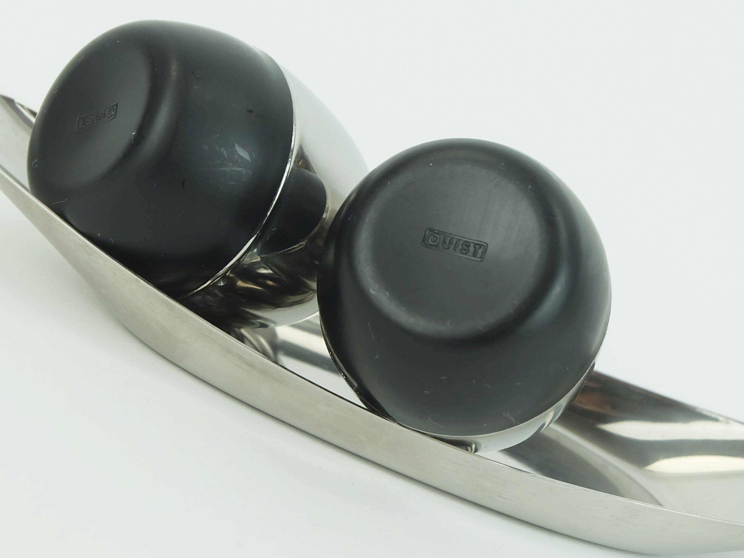 outstanding SET salt and pepper by quist 1960s 70s space age pop art era