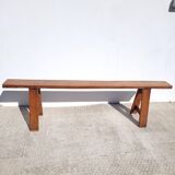 Old solid wood bench 167cm
