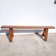 Old solid wood bench 167cm