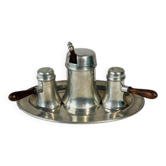 3-piece table server “Pewter from the manor”