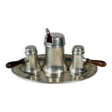 3-piece table server “Pewter from the manor”
