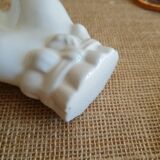 White ceramic hand emptier - vintage