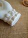 White ceramic hand emptier - vintage