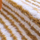 Contemporary Orange Runner Rug - 351 x 97 cm