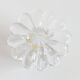 Lot of 3 vintage faceted crystal candle holders with flower base for slim candles.