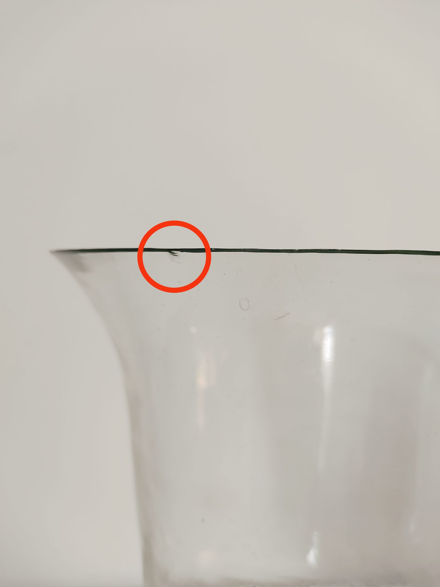 Metal foot glass vase