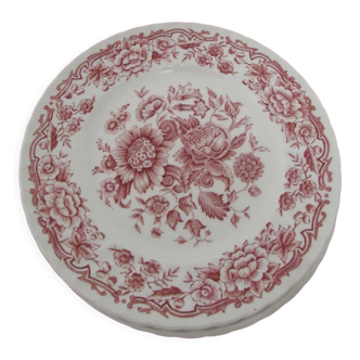 Set of 6 dessert plates vintage " english porcelain "