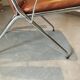 Folding chair attributed to A. Monpoix, modernist design, mid-century, vintage.