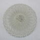 Old ceiling lamp molded glass