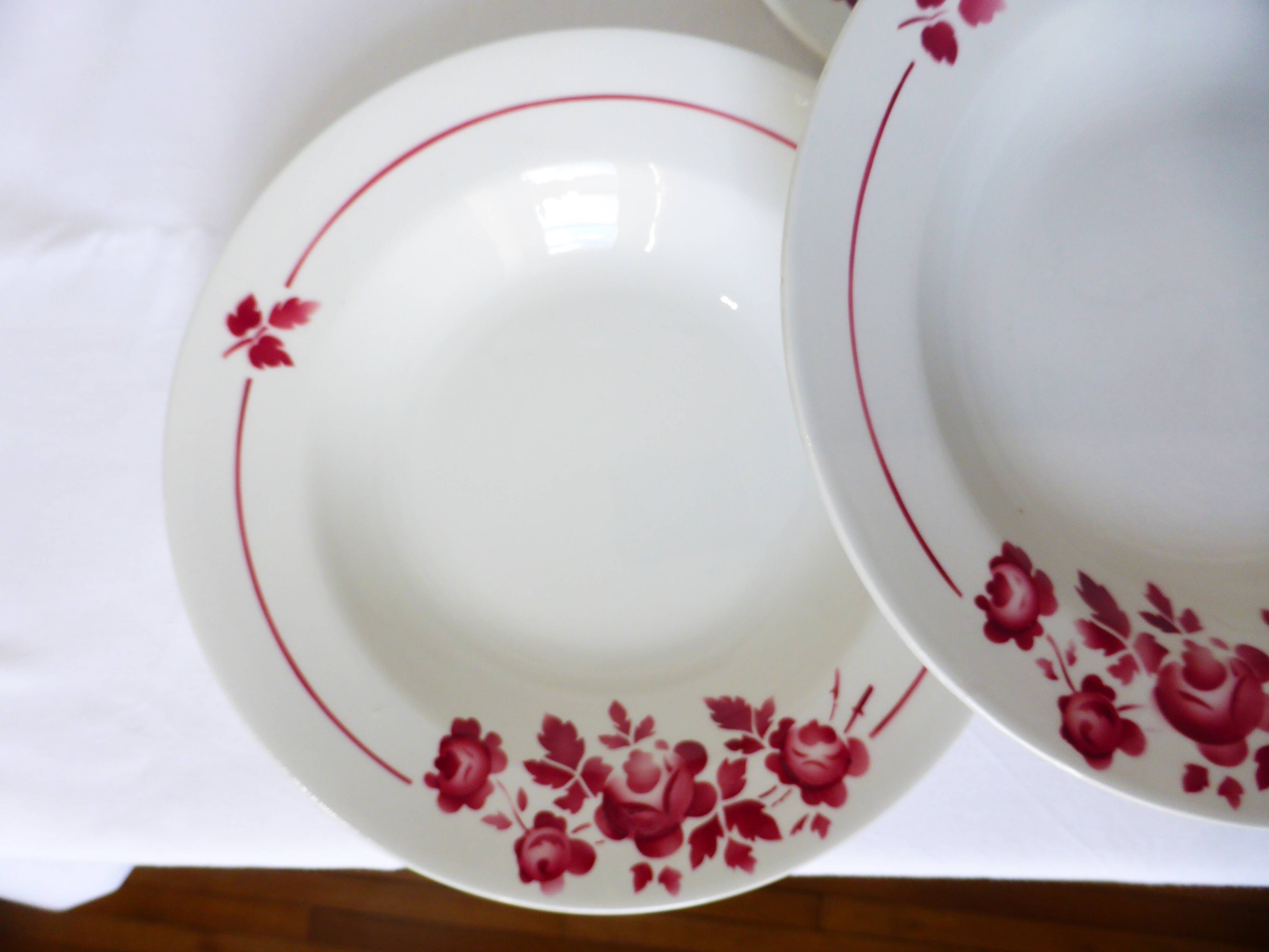 4 deep plates from Moulin des Loups 220642