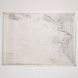 Map west coast France from Belle île to Ile D'Yeu