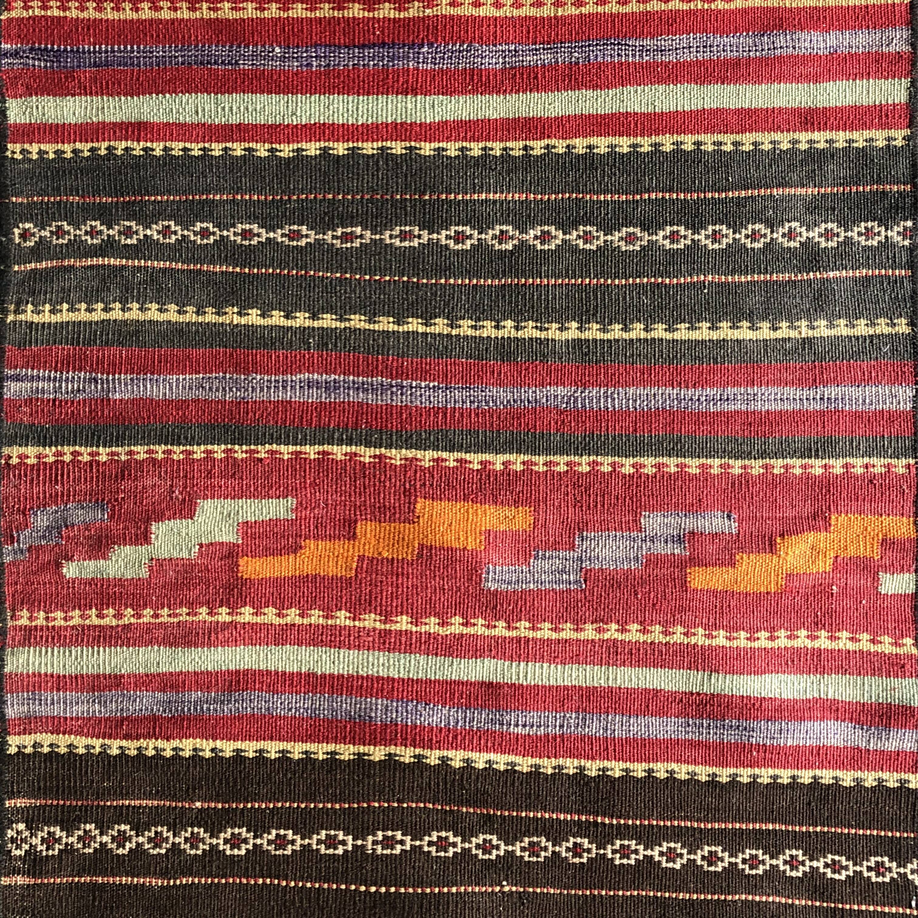 Old oriental corridor carpet 244x72