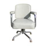 Old light grey pullman swivel office chair