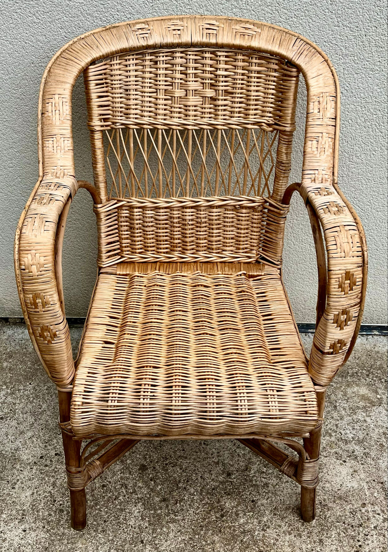 Fauteuil en rotin 
