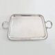 Large silver-plated service tray in Phoenix Louis XVI style.