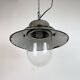 Green Enamel and Cast Iron Industrial Pendant Light, 1960s