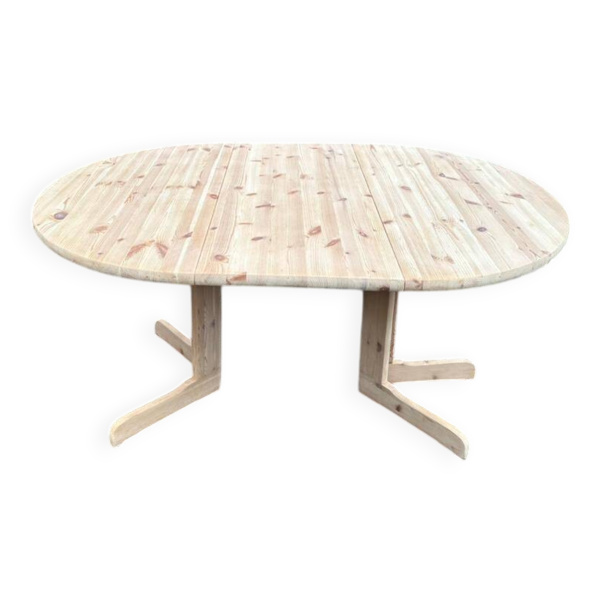 Round extendable dining table Rainer Daumiller for Hirtshals Sawaerk 145