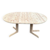 Round extendable dining table Rainer Daumiller for Hirtshals Sawaerk 145