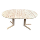 Round extendable dining table Rainer Daumiller for Hirtshals Sawaerk 145