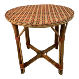 Rattan table from the 60s